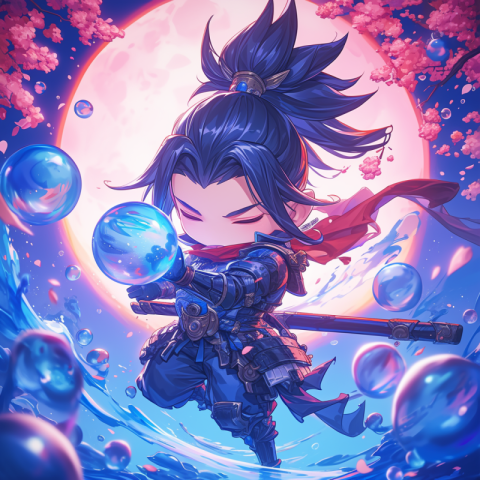 Chitrmela yasuo dynamic pose Blind Box IP Identity Design chibi  9d0dd402 e0d3 4c05 b0c4 354b6df79693 0