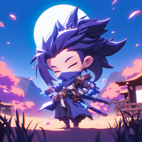 Chitrmela yasuo dynamic pose Blind Box IP Identity Design chibi  9d0dd402 e0d3 4c05 b0c4 354b6df79693 3