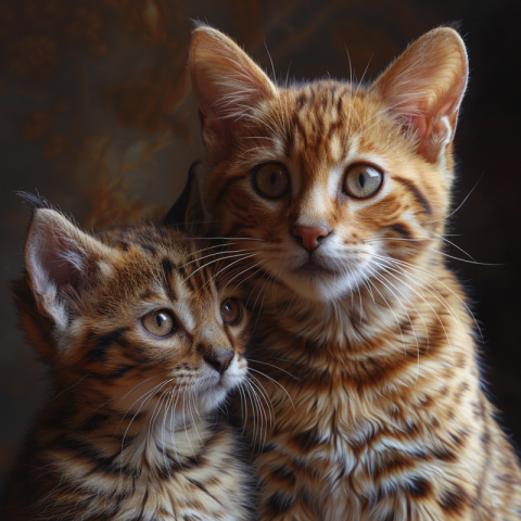 Chitrmela a bengal kitty and mother   stylize 750 5a9e8182 5592 459d bca9 3c8cefe2b7a9 3