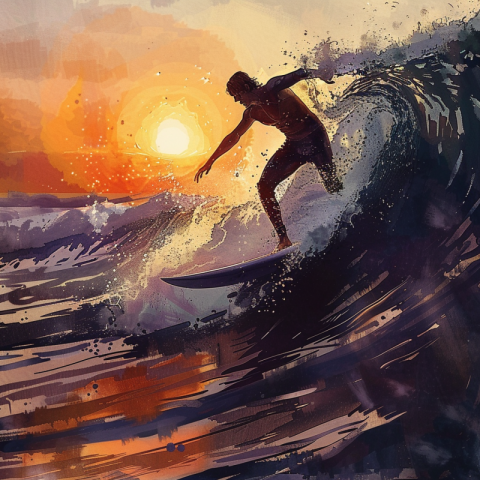 Chitrmela Create a detailed image of a male surfer riding a chal b67f8568 3d23 4644 97dc 33e9e418fc17 1