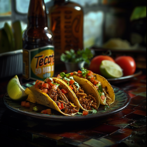 Chitrmela a hyperrealistic photograph of Adobo Pork tacos  These 5bf10283 b8e9 4754 ac6f bd3486c48dc7 2