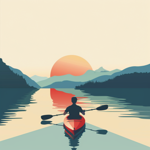 Chitrmela flat vector illustration of man paddling conceptual UI 3b3c4c0d b899 4635 ad03 aa3a50e097f7 2