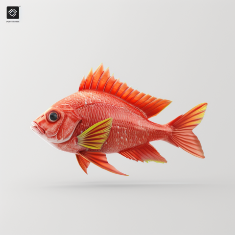 Chitrmela A realistic SEA FISH red snapper full shape 3D 3D rend 6241af5e 76ae 42dc 8932 57c5de5d8ec8 3