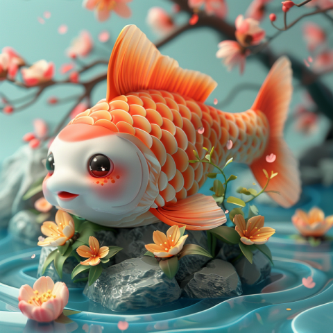 Chitrmela Spring Festival fish 3d cartoonsimplicity   stylize 25 b00985d0 5d2b 4ac9 9478 0d5e33c2379b 1