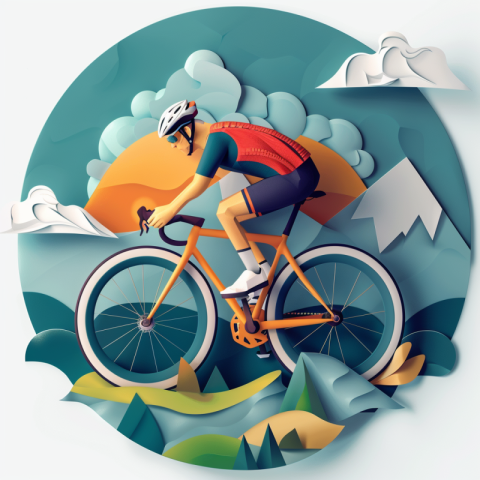 Chitrmela cycling 3d vector illustration f73488cb 568e 4ca7 b266 a0a1e47b9559 2