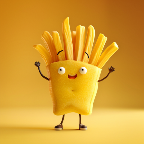 Chitrmela an individual french fry character in a T pose aa1949af c2e4 4c52 934b 1b2342fad9ac 0