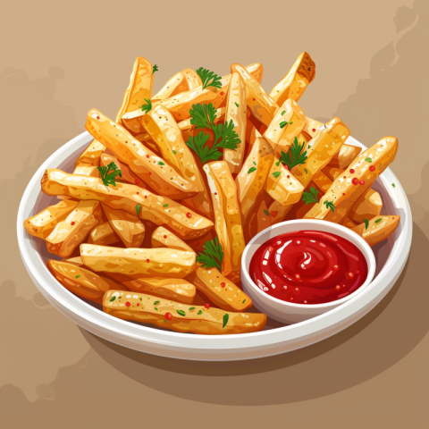 Chitrmela a plate of frenchfries without saucegame icon designbe 23e6b4f1 57a6 4d00 bb03 f1bf4cd3a363 3