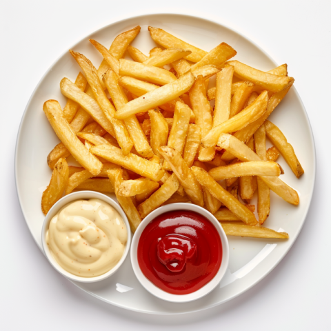 Chitrmela Plate of French fries with small plate of Ketchup and  28e21895 591a 4ba1 928b 01abc1093558 2