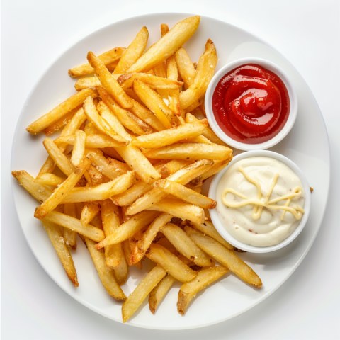 Chitrmela Plate of French fries with small plate of Ketchup and  28e21895 591a 4ba1 928b 01abc1093558 3