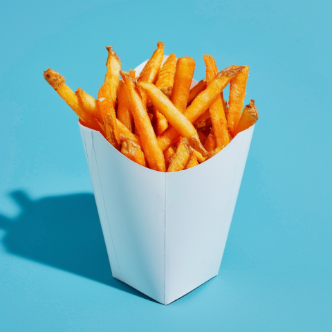 Chitrmela Solid color Blue backgroundSweet potato fries photogra 81bfd280 d3df 42a2 81b6 c9ab8355c256 3