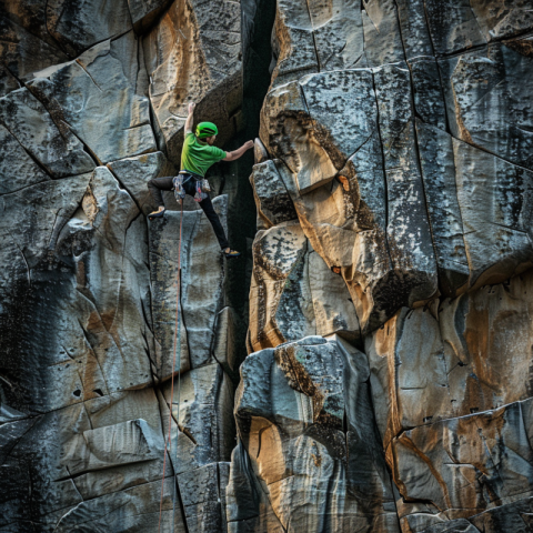 Chitrmela Create an image of an intrepid rock climber scaling a  e69bc0d0 9b5c 431f b4fa 34635583e5f1 2