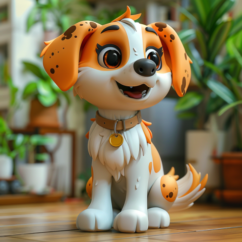 Chitrmela Create an endearing 3D model of a lovable dog characte 4351f4b6 07b6 43ff 8d4e 9c6b0dfe89fa 0