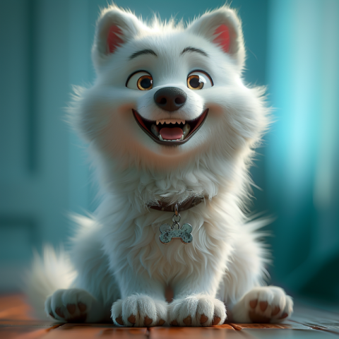 Chitrmela poster Pixar style a cute Husky Siberian smiling showi bd70b825 1eae 4c69 a6bc 5163167a5b85 3