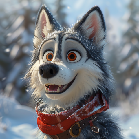 Chitrmela Siberian husky in the art style of Pixar 4K   ar 11    99855640 2e6f 4935 8a4a 4d76052f8846 3