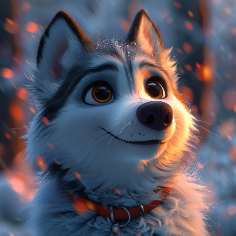 Chitrmela Siberian husky in the art style of Pixar 4K   ar 11    a70f4bd7 30e0 4af3 abc3 5111ed488a7c 0