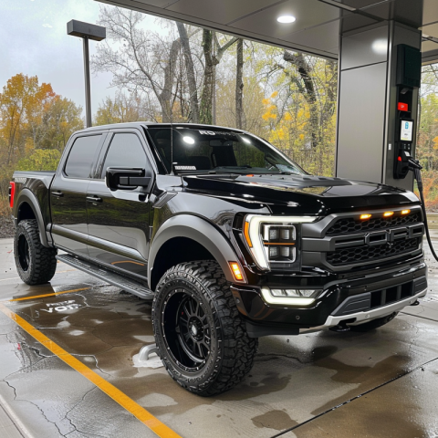 Chitrmela modern ford f150 with a gas station pump unit mounted  25a538bd 07f8 4055 988d 4001989381e5 3