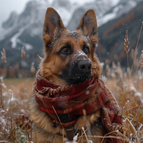 Chitrmela a German Shepher in a snowy mountains   stylize 750 0ff73308 cf7e 4a95 9500 184dcdccb10c 1