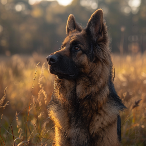 Chitrmela A loyal German Shepherd standing proudly with a confid 3be3dada 33c6 4fee a59e 3fd867ada41f 3