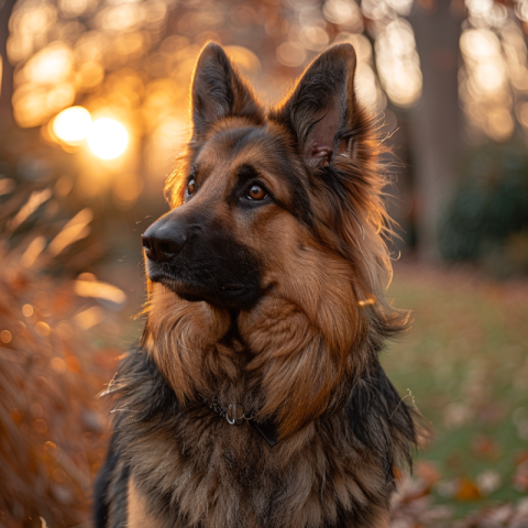 Chitrmela A loyal German Shepherd standing proudly with a confid 70e13177 ab1b 4f6e 9194 d3c11af16fed 2