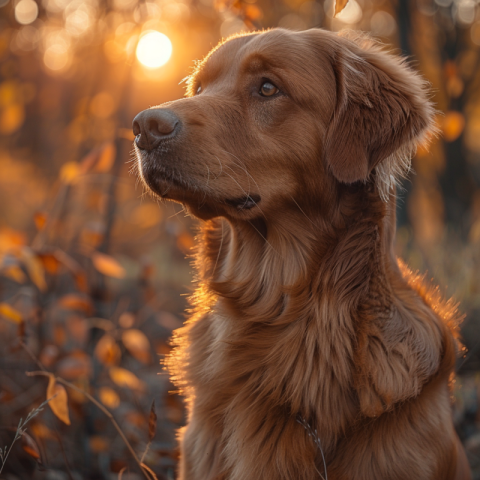 Chitrmela perro labrador color cafe en el bosque sentado triste  df05a3f6 4e68 4be4 ad0e 341b293fc224 3