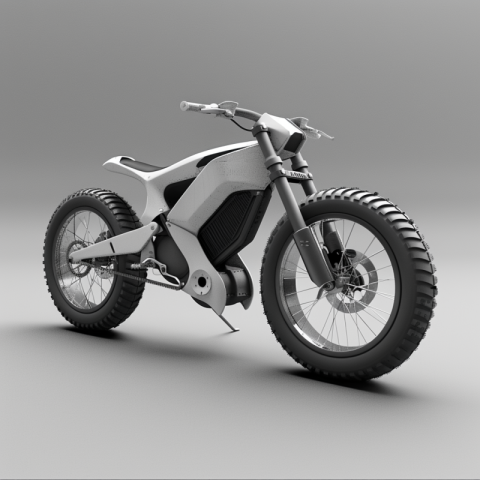 Chitrmela an image of an ebike that is gray and white in the sty 803a47ac 3617 4b22 bdb7 825fea833105 2