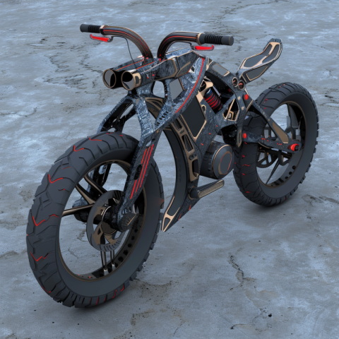 Chitrmela futuristic mountain bike punk style 3D design a5955ef8 3612 4cdb bcaa d2ad46cf0a3f 0