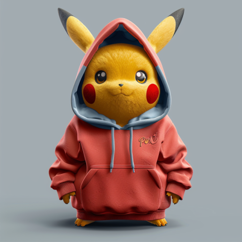 Chitrmela Pikachu in streetwear hoodie  Happy colours   stylize  64f9b627 d442 4ff2 bfd0 b12933feadcd 0