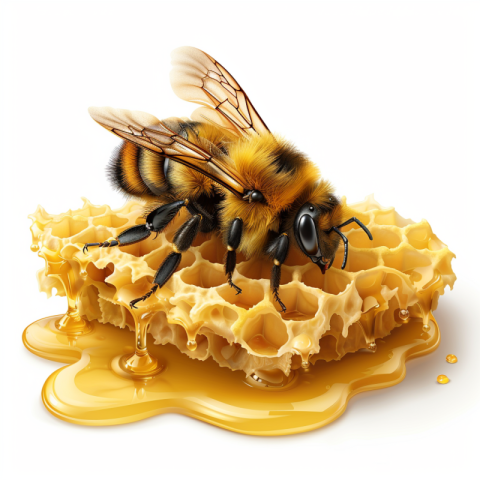 Chitrmela honey single exacon comb with honey drip with bee real bdb7a20b 04bb 467b 82b3 c824e01f5368 0