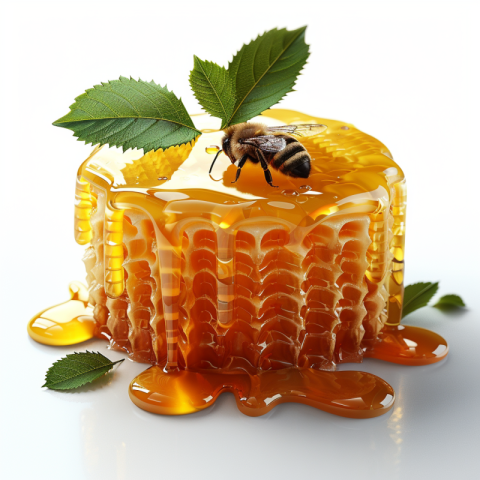 Chitrmela honey single exacon comb with honey drip with bee real bdb7a20b 04bb 467b 82b3 c824e01f5368 1