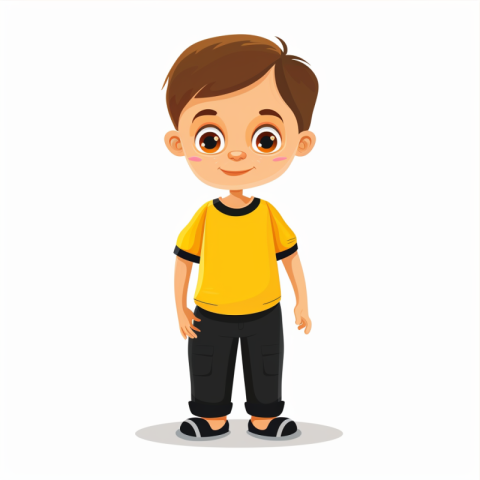 Chitrmela 3 year old kid with yellow tshirt and black trouser  o 62de39b3 6774 4b05 9212 ebe460253cc5 0