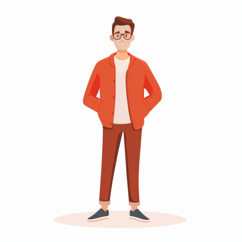 Chitrmela happy man in casual style imple vector flat illustrati 00d021c8 f3a1 4e00 b249 b594f4bea099 0