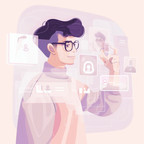 Chitrmela illustration of a man editing their user profile pictu 9a7c871f de86 4a4d b20d a8b600e4522a 1