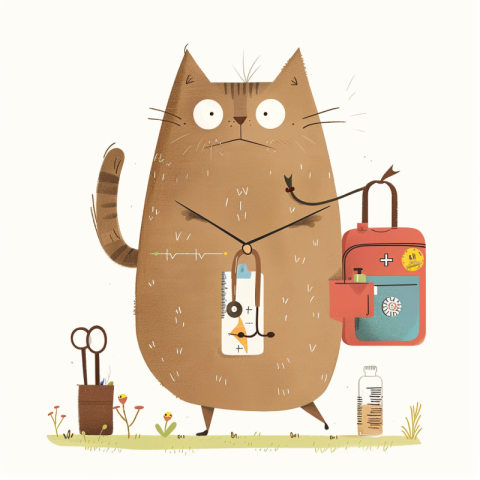 Chitrmela Veterinarian cat character equipped with medical tools 07b7a5e4 3aea 4193 949e 3470734c46b8 1