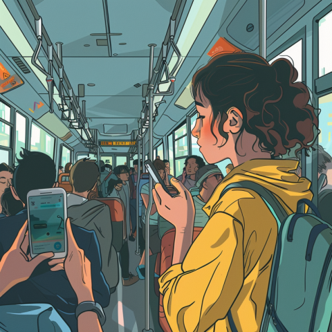 Chitrmela On the crowded bus a person stands next to the railing 99bd25a9 d571 4b36 887e 43a78ccd0007 1