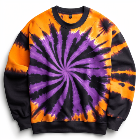 Chitrmela sweatshirt tie dye t shirt with colors purple black an 138905a4 8a74 4443 baae 104cb5322c9c 3