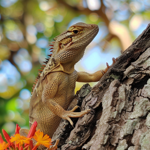 Chitrmela a lizar on a tree 2a93c01d b52d 49d7 8d62 ccb8c30e9124 2