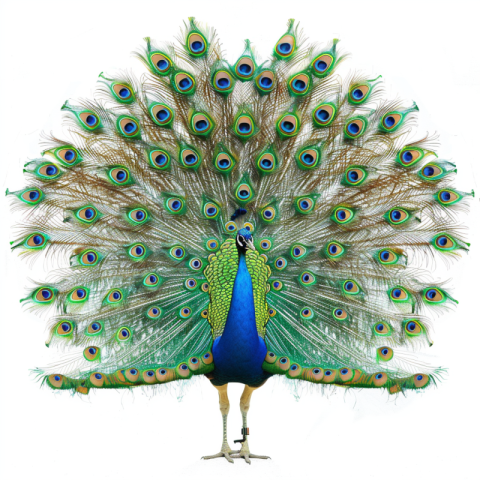 Chitrmela Peacock with full tail spread panoramic view 95401340 a9b8 4a6c b84a 7139a8286a0c 0