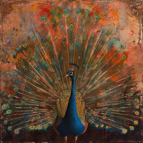 Chitrmela Peacock with full tail spread panoramic view 95401340 a9b8 4a6c b84a 7139a8286a0c 3