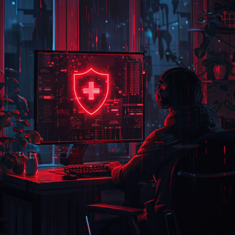 Chitrmela a person is sitting in front of a computer and on the  25a86302 289b 466b 882a 62923f6c63f5 0