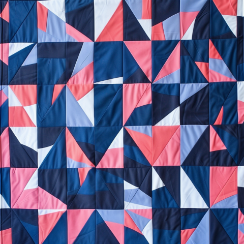 Chitrmela NAVY BLUE pink AND WHITE GEOMETRICAL PATTERN 228564ab 1f13 4cfc adc3 ede42cb2986e 3