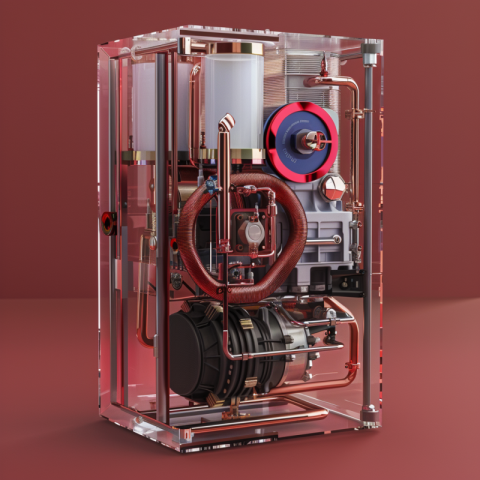 Chitrmela Create a realistic 3D rendering of an industrial heat  ffe9abca 34ef 49d0 a806 291b7f1461ac 2