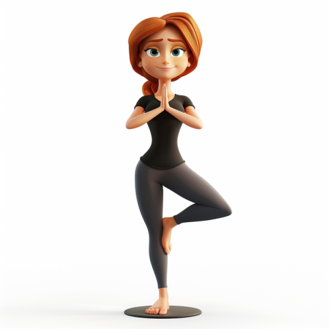 Chitrmela pixar style female cartoon character for Weekend Yoga  1112a237 90e3 46b1 8c72 c0631e8b3c24 0