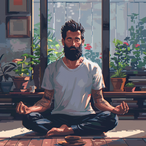 Chitrmela an 8 bit Pixel art style picture of a 42 year old dad  00fc6c84 a85a 4375 b5c4 791f86e43dd2 1