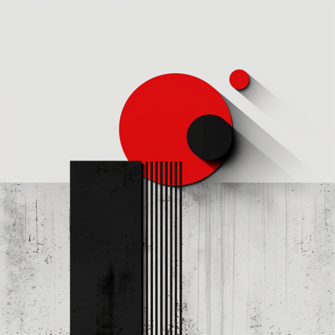 Chitrmela minimalist geometric style with red grey and black col 82e8abe6 66c7 41e0 a305 a82c1293ff9a 0