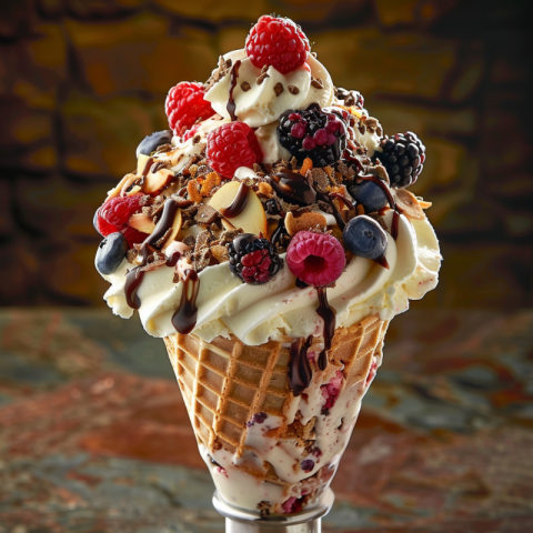 Chitrmela create a delicious looking ice cream with lots of topp efdd2200 ce9a 407f b174 6a667d4c8853 3