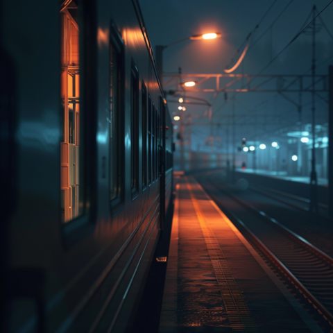 Chitrmela a train at night from the sideview seen from the side  9e9b25a9 e1a0 4811 a6e6 cdf936c7f28a 2