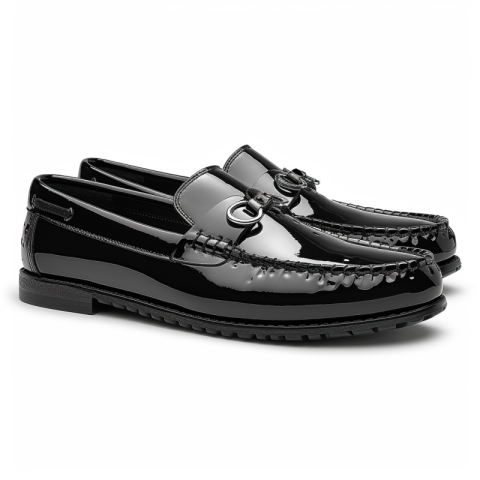 Chitrmela a luxury loafer for men black leather modern details P af9ec5fb 919f 4573 916c a2794f567c77 0