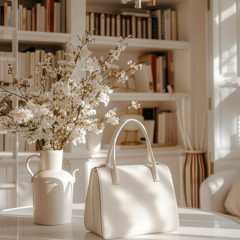 Chitrmela a leather bag photoshoot bag on the white table straig b4f9f603 48c6 4b67 91cd 1855b6073e70 1