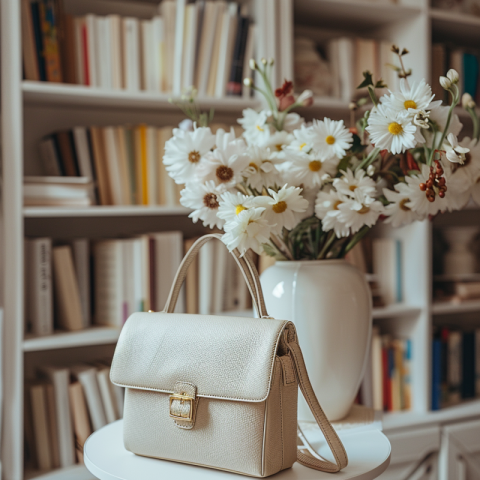 Chitrmela a leather bag photoshoot bag on the white table straig b4f9f603 48c6 4b67 91cd 1855b6073e70 3