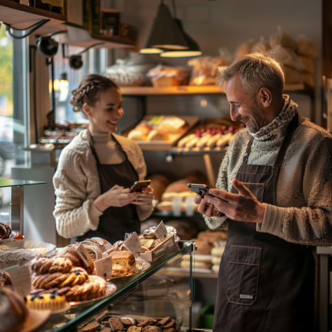 Chitrmela welcoming bakery shop environment the shop owner looks c96fb28e 8a44 44a5 8d20 059eefb7d44f 3